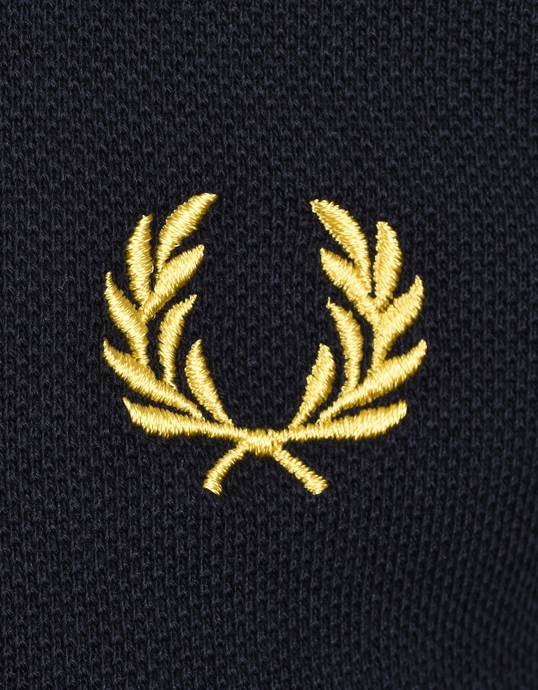 Twin Tipped Polo Shirt Navy/Ecru/Honey Comb