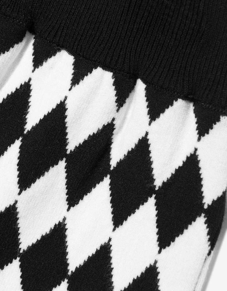 Girls Knitted Skirt in Black