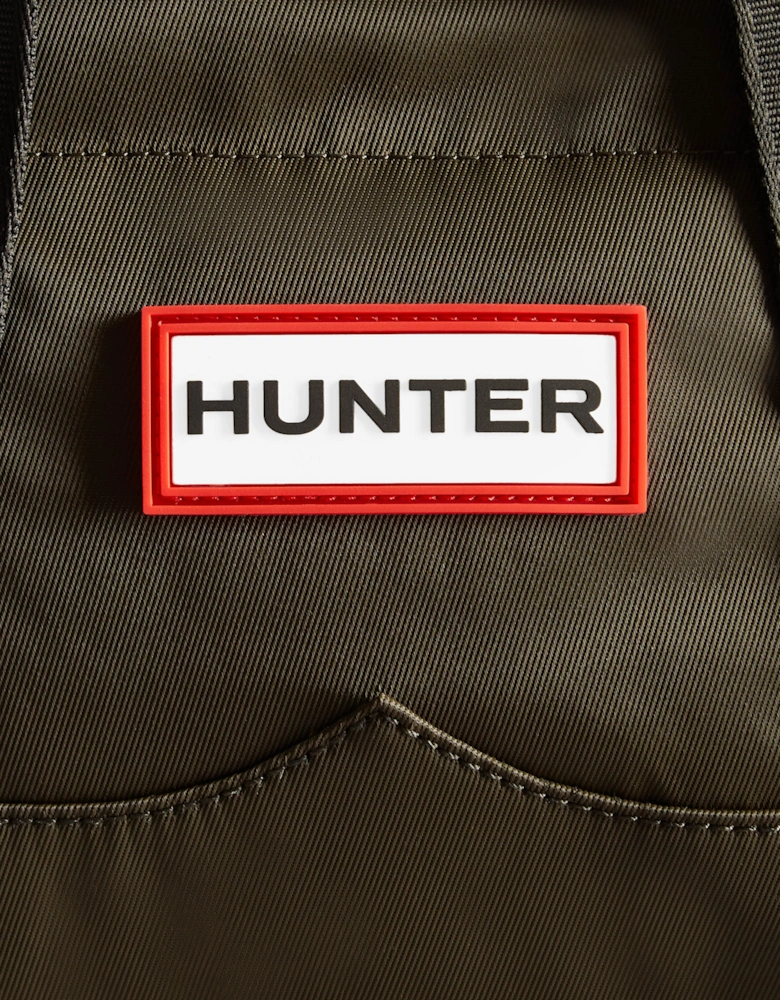 Nylon Mini Topclip Tote - Dark Olive