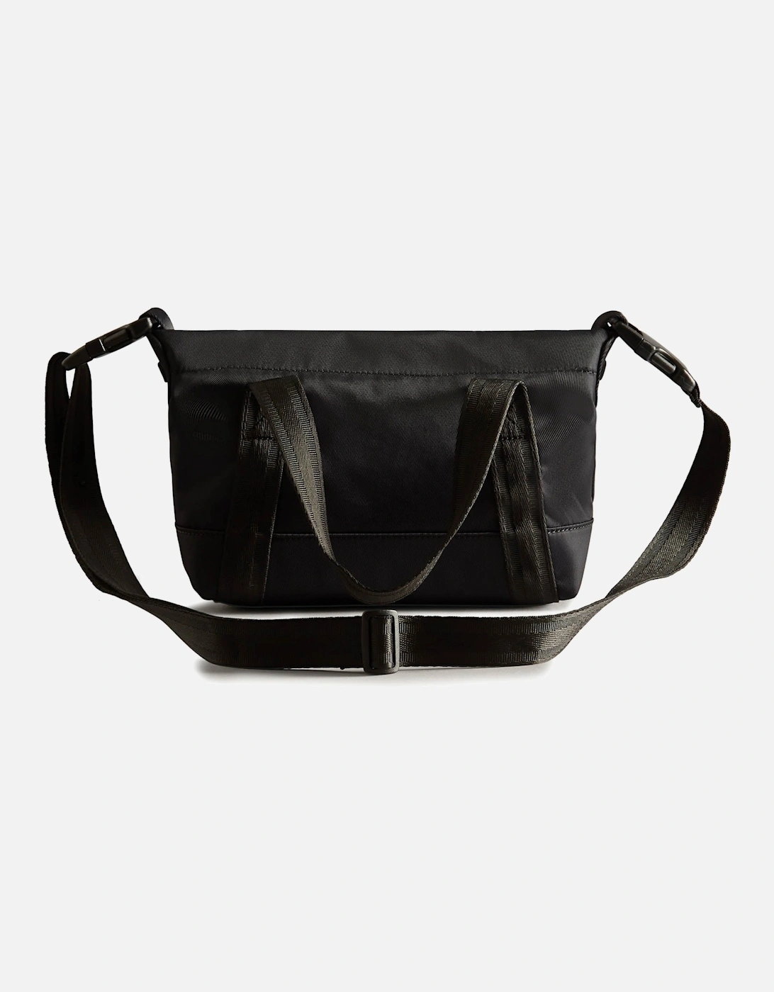 Nylon Mini Topclip Tote - Black