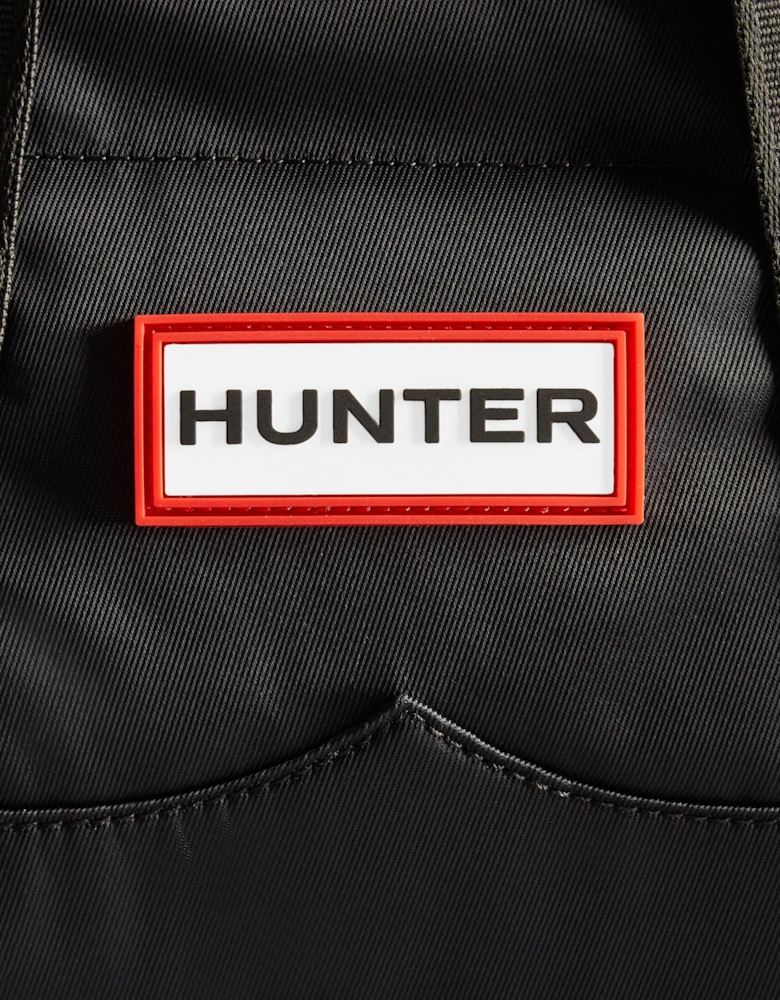 Nylon Mini Topclip Tote - Black