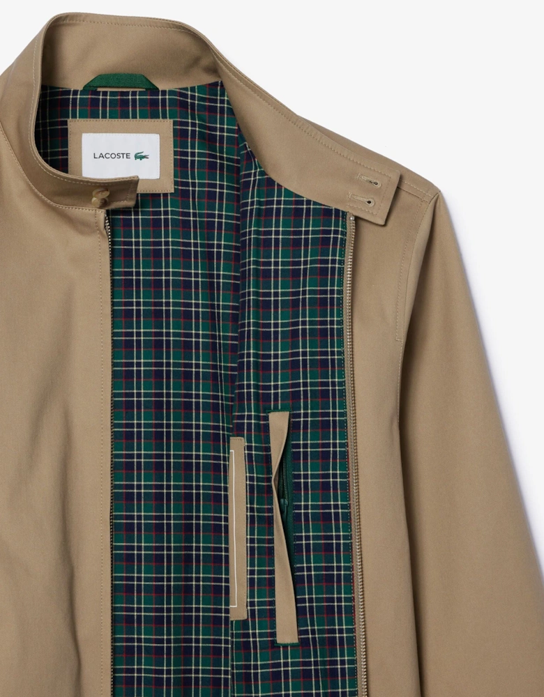 Mens Showerproof Cotton Twill Harrington Jacket - Lion CB8