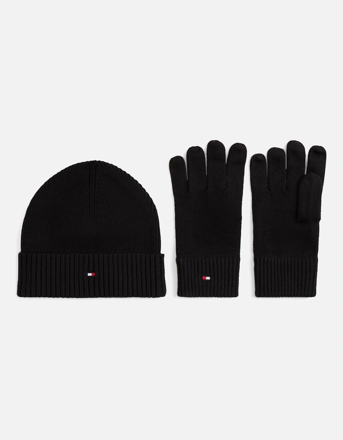 TH Flag Mens Beanie & Glove Gift Set - Black, 5 of 4