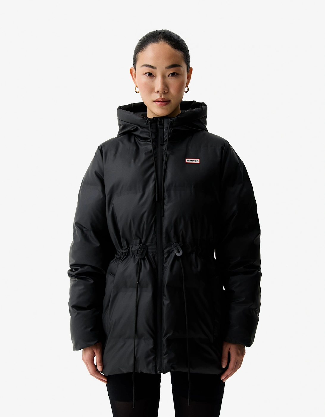 Lemhi Womens PU Coated Puffer Jacket - Black, 5 of 4