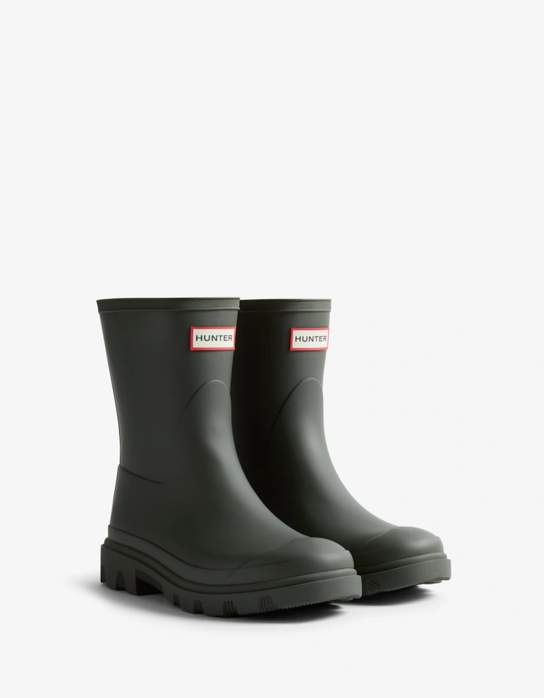 Unisex Downpour Short Boot - Dark Olive