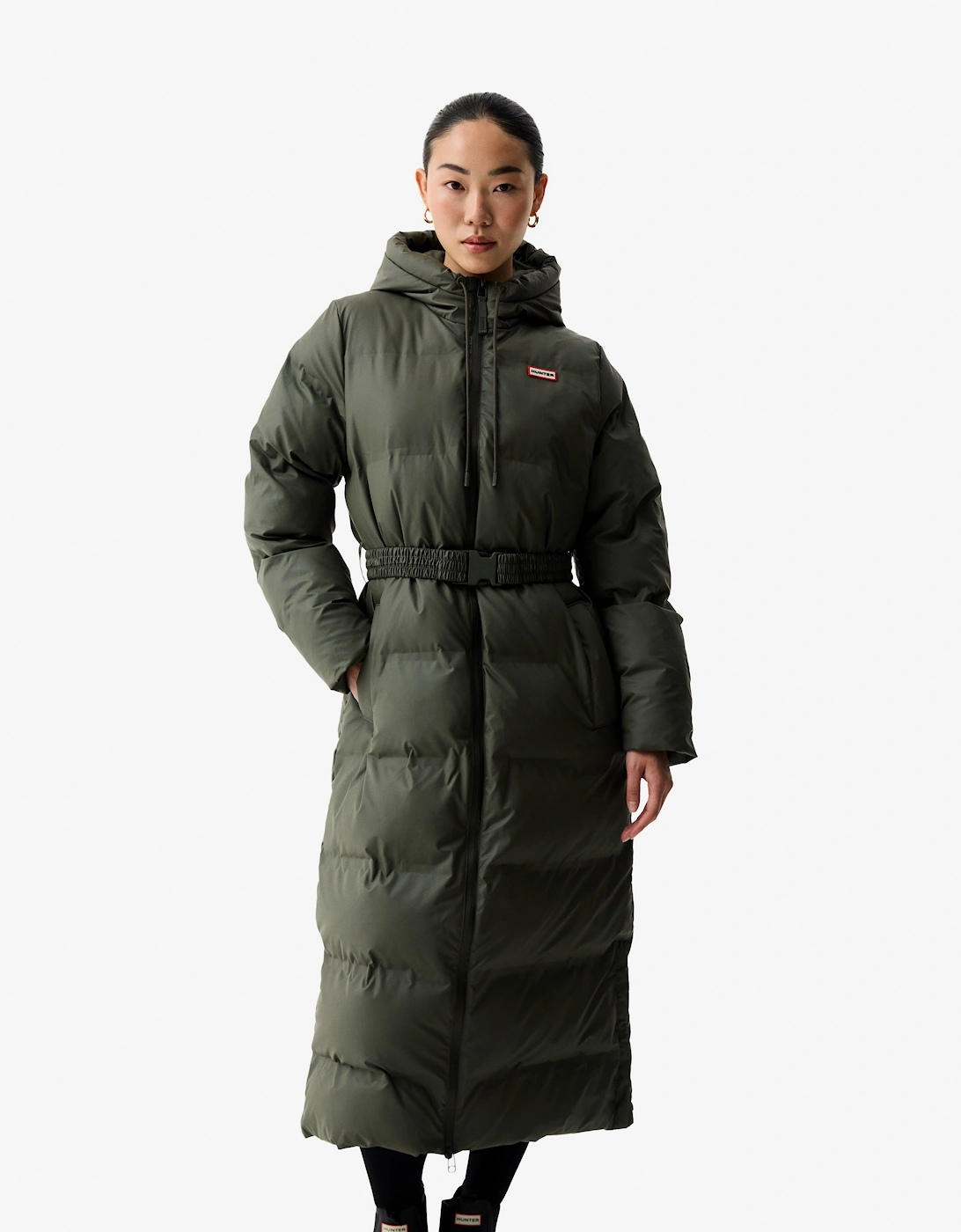 Hutchison Womens PU Coated Long Puffer Jacket - Kambaba, 5 of 4