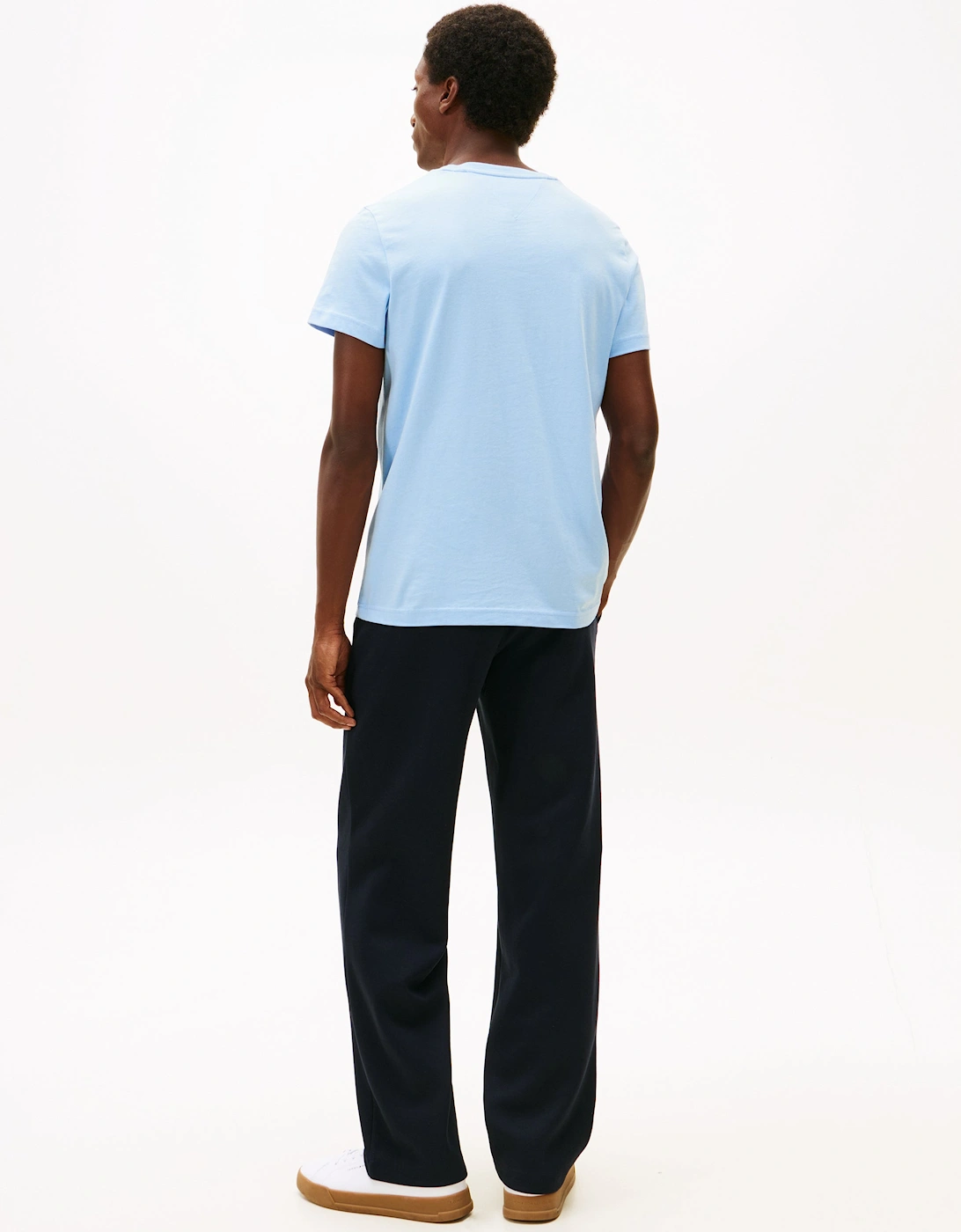 Tommy Logo Basic Mens T-Shirt - Well Water