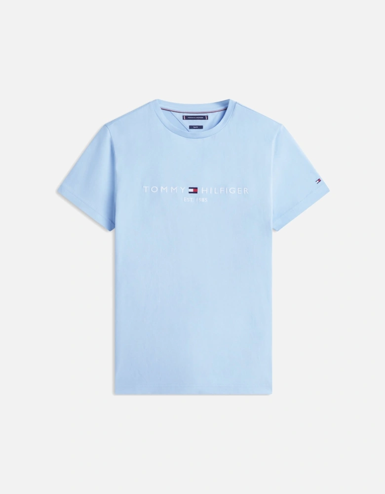 Tommy Logo Basic Mens T-Shirt - Well Water