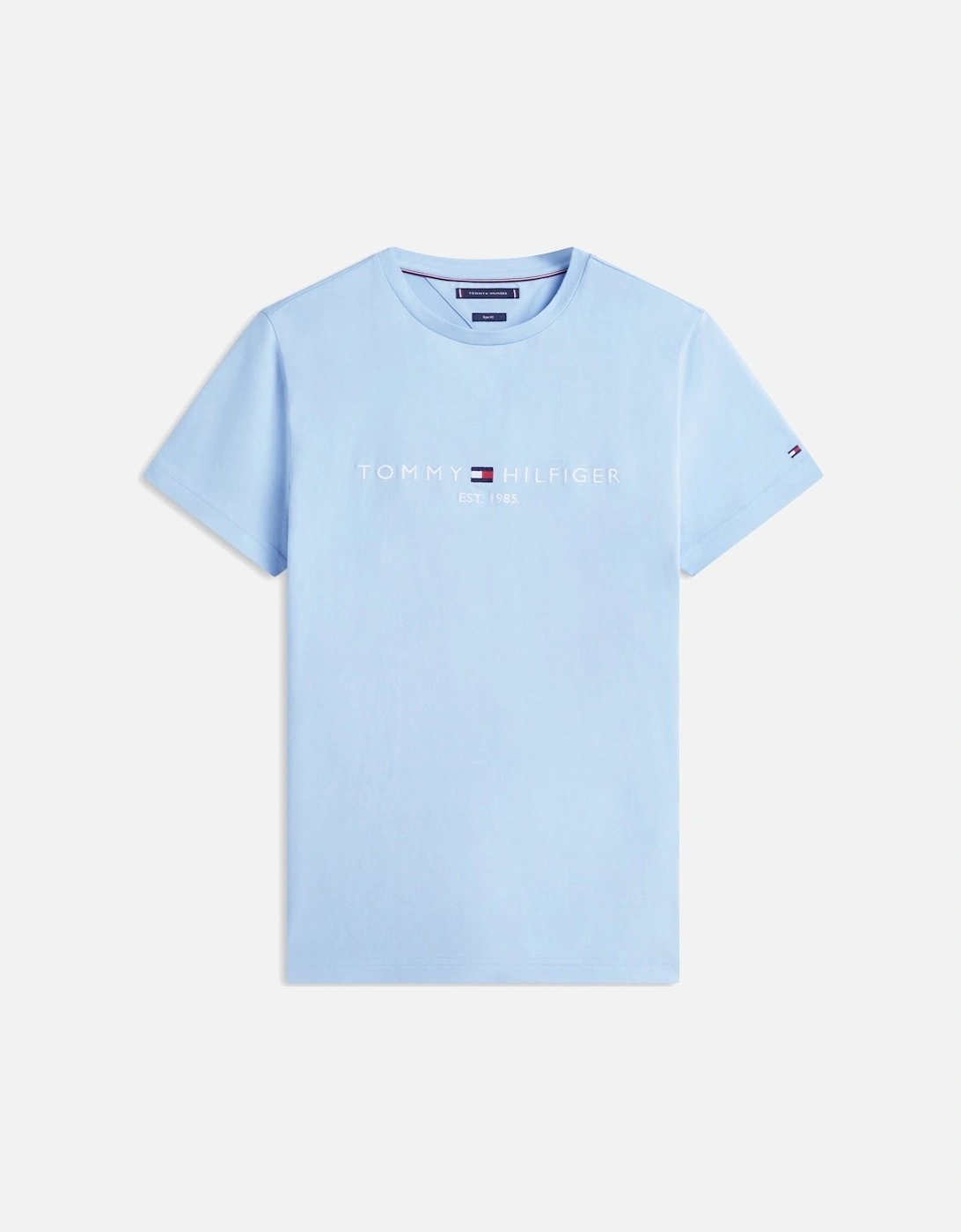 Tommy Logo Basic Mens T-Shirt - Well Water