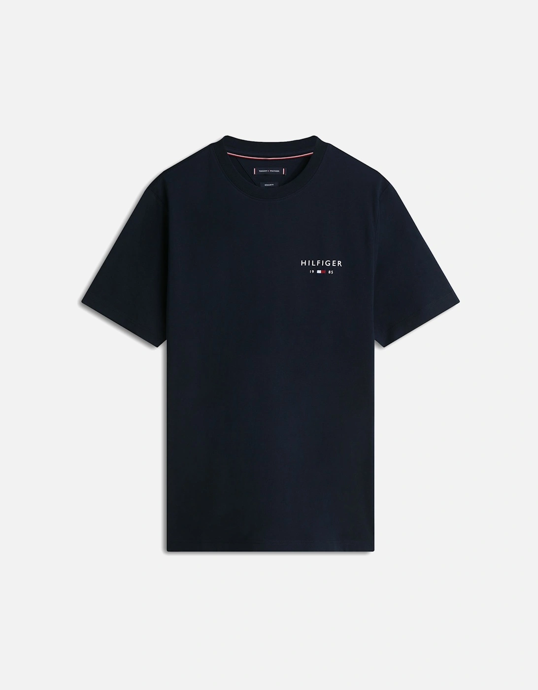 Brand Love Mens Small Hilfiger Logo T-Shirt - Desert Sky