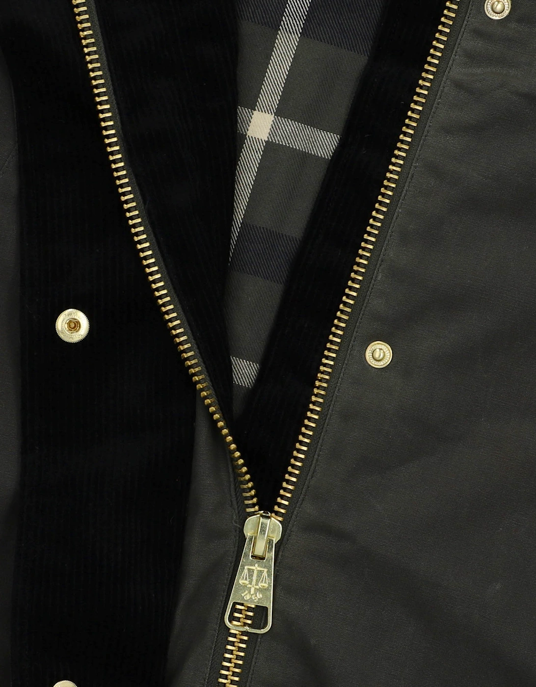 Harrow Patch Colour Block Womens Long Waxed Jacket - Kambaba