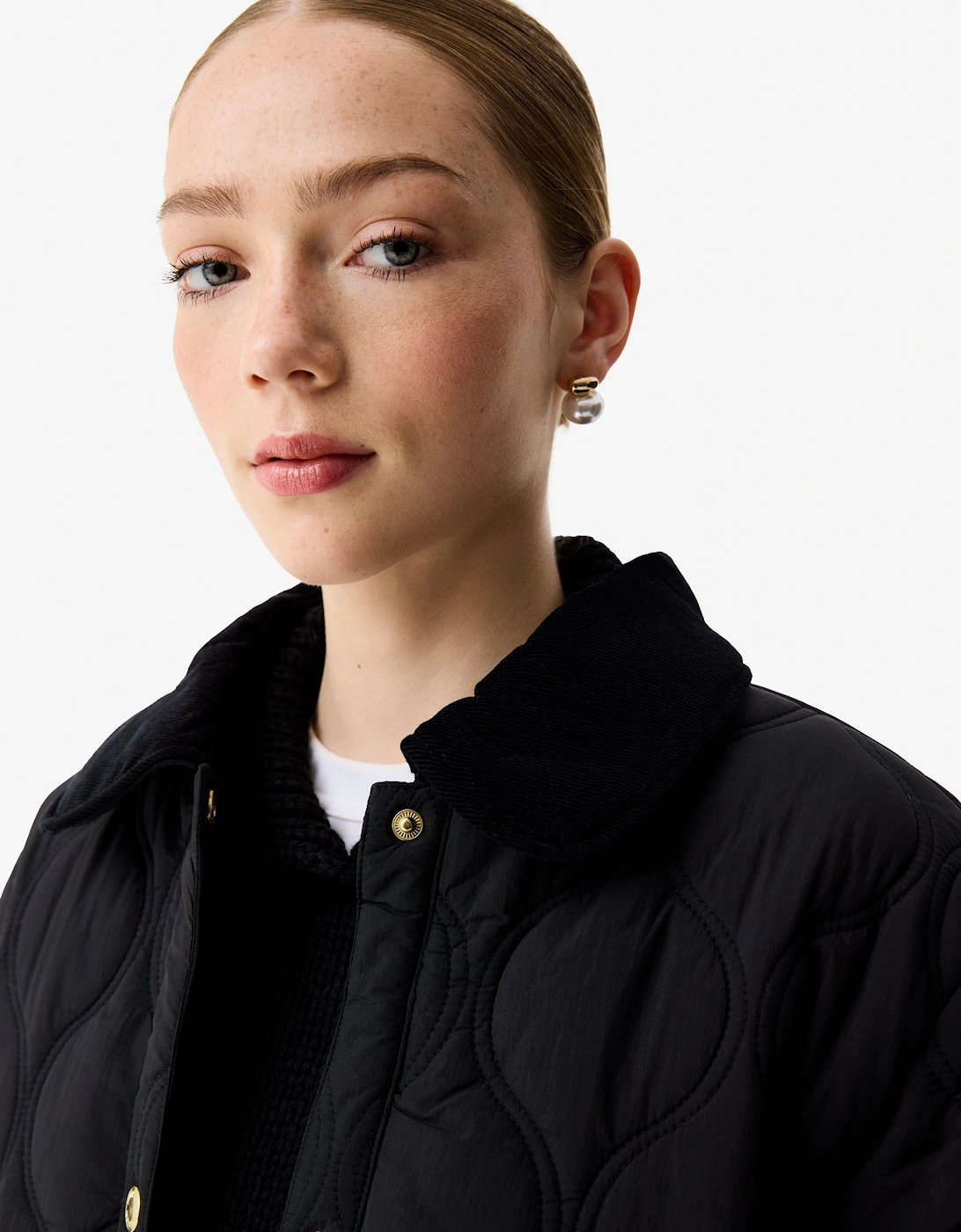 Witton Womens Quilted Jacket - Black