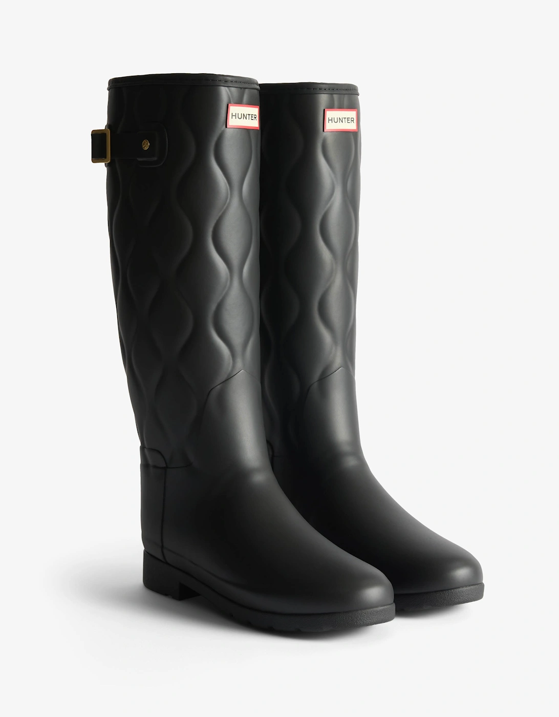 Womens Originals Refined Tall Onion Quilt Boots - Black