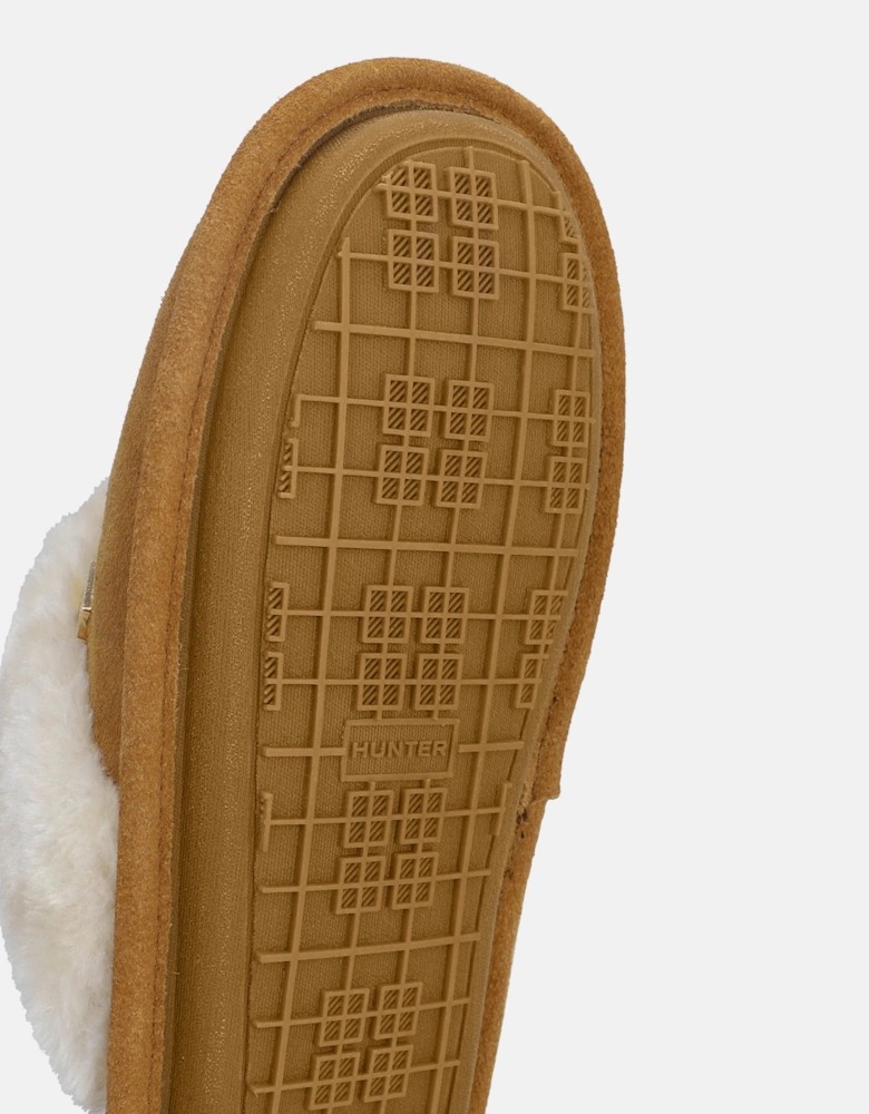 Womens Mule Slipper - Biscuit