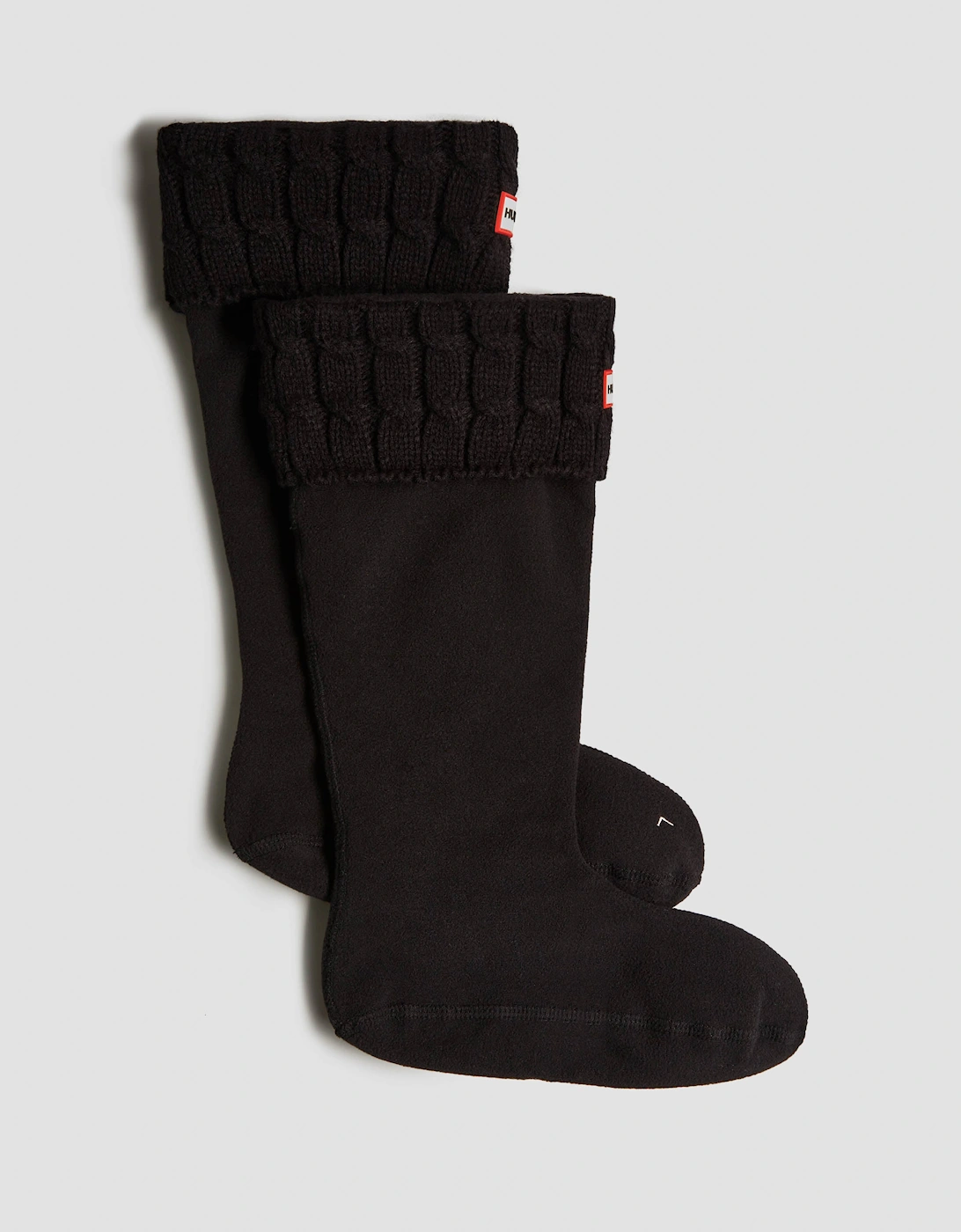 6 Stitch Cable Tall Boot Sock - Black, 4 of 3