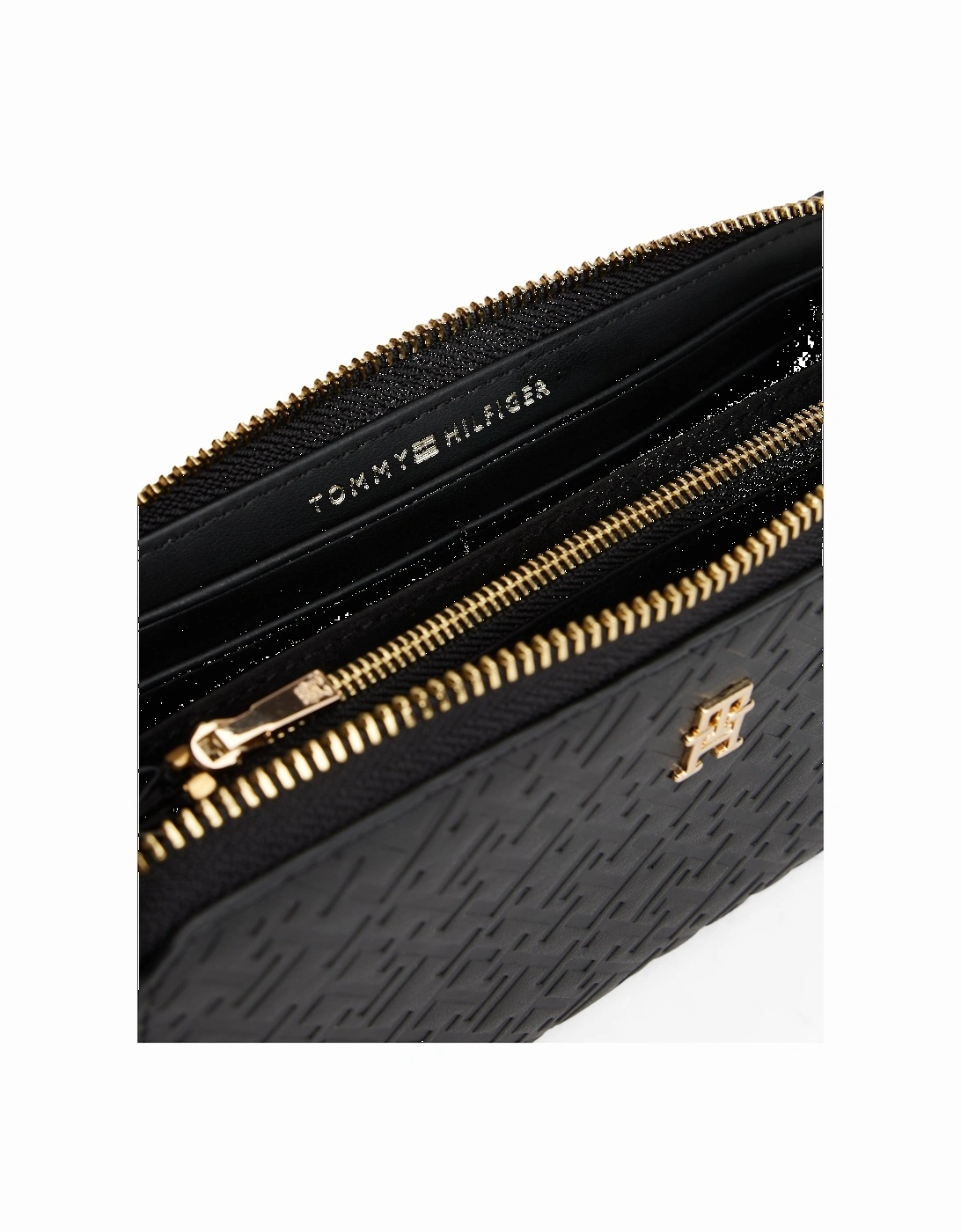 Mono Large Zip-Around Womens Wallet - Black