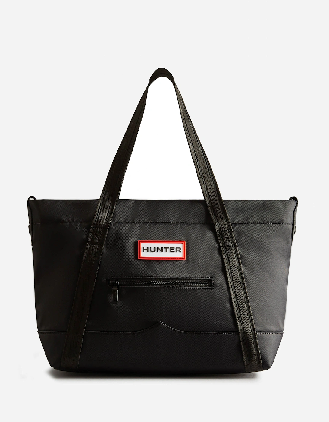 Hunter Nylon Midi Topclip Tote - Black - Size, One Size