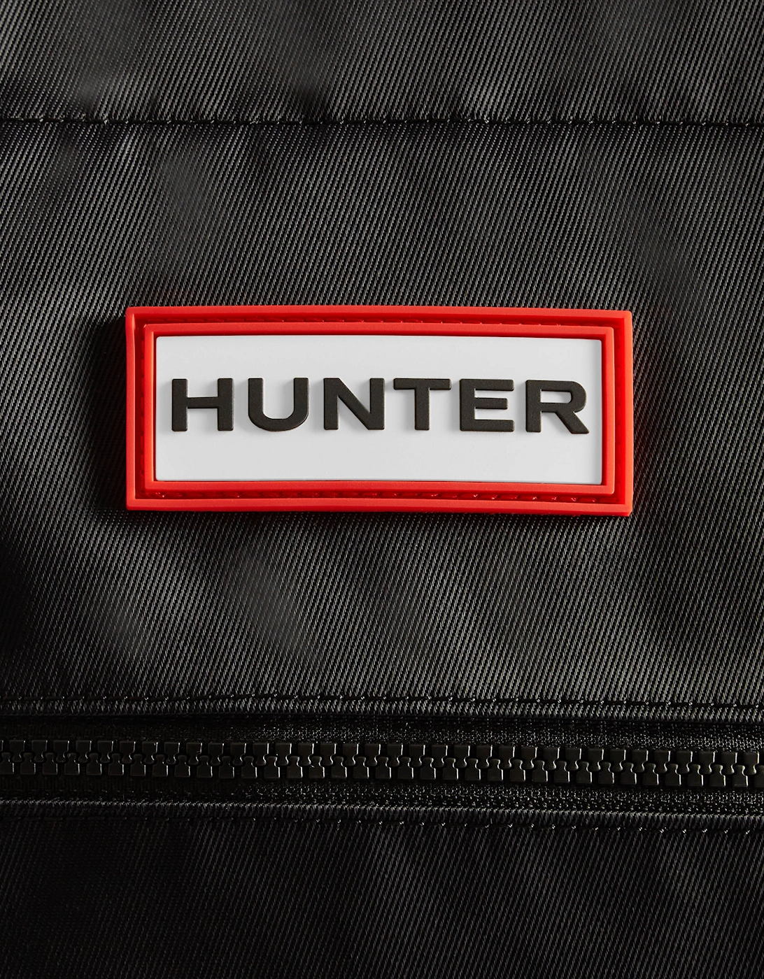 Nylon Midi Topclip Tote - Black