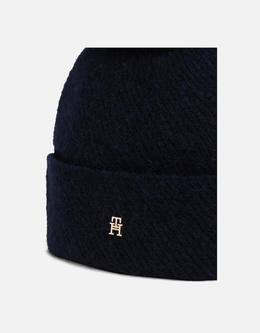 Womens Pom Pom Beanie Gift Set - Space Blue