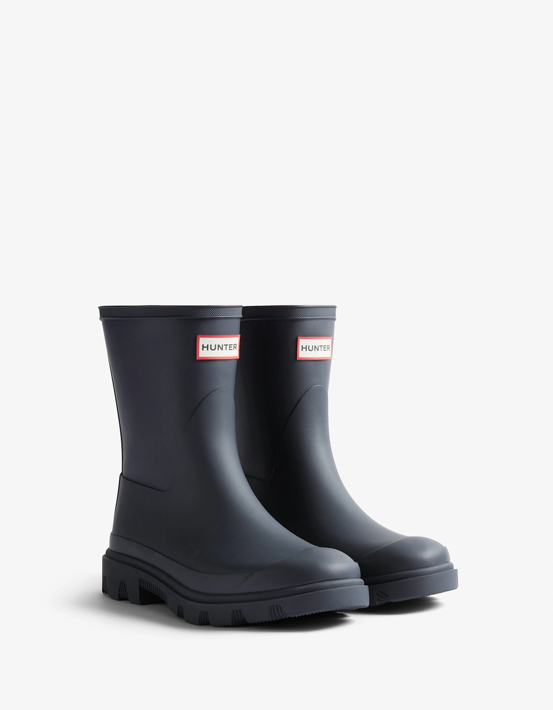 Hunter Unisex Brown Waterproof Ankle Boots Downpour - Image 2