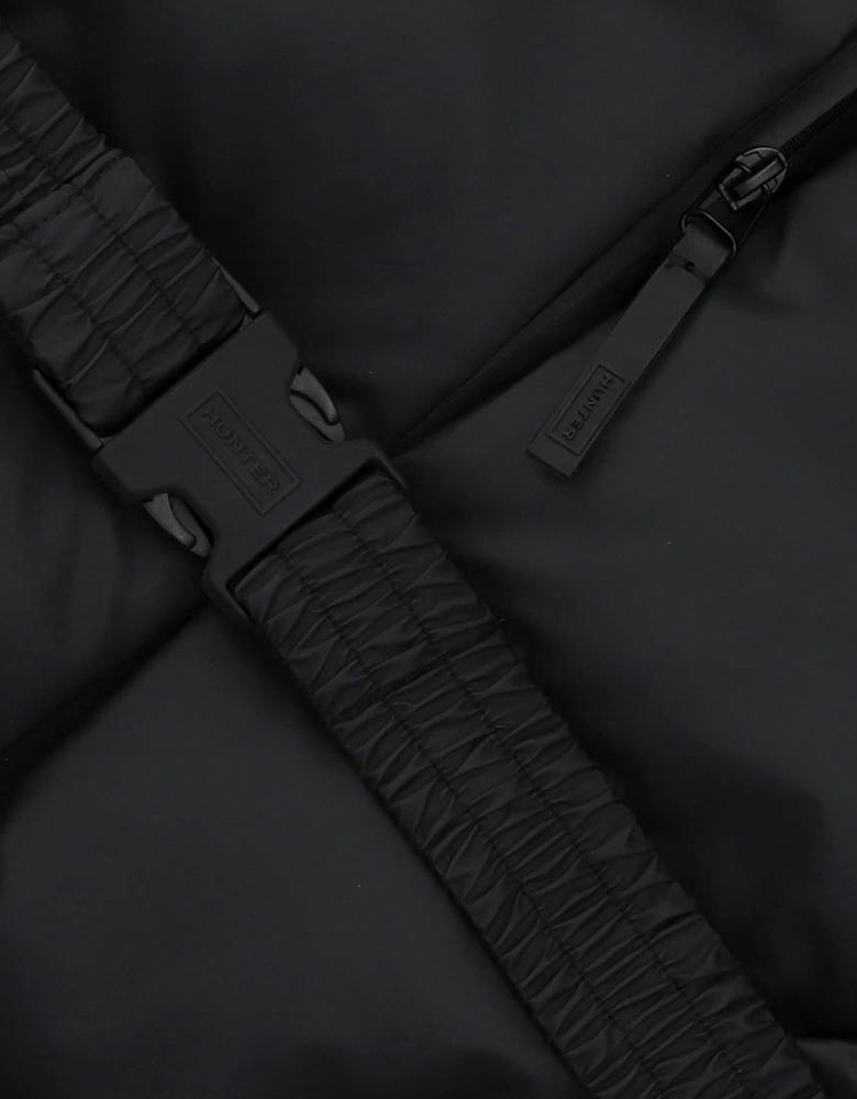 Nellie Womens PU Coated Puffer Gilet - Black