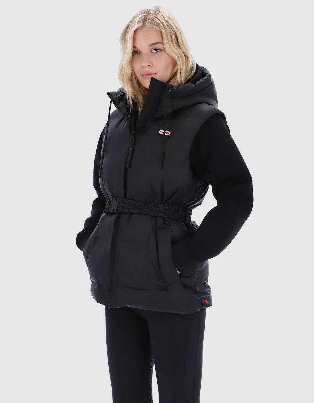 Nellie Womens PU Coated Puffer Gilet - Black, 5 of 4