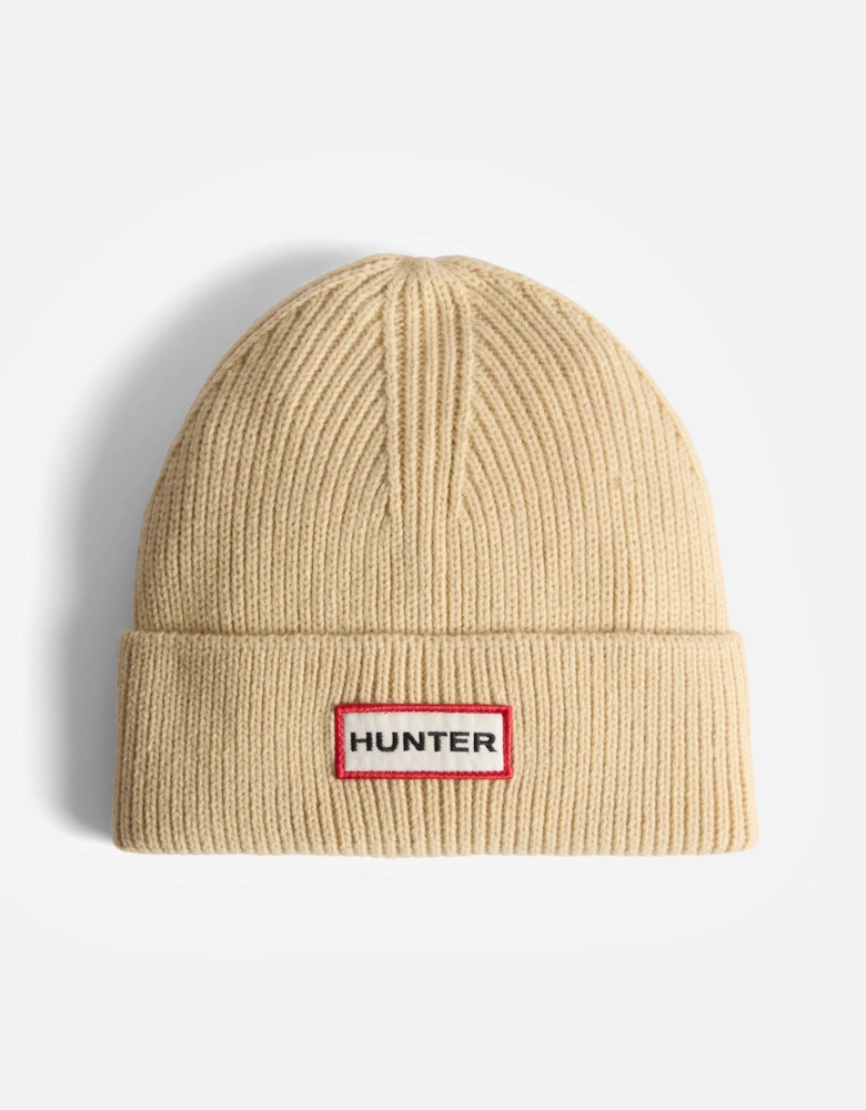 Acksley Ribbed Beanie - Gravel