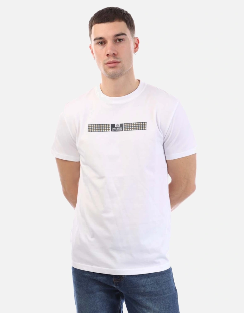 Mens Shareck Check T-Shirt