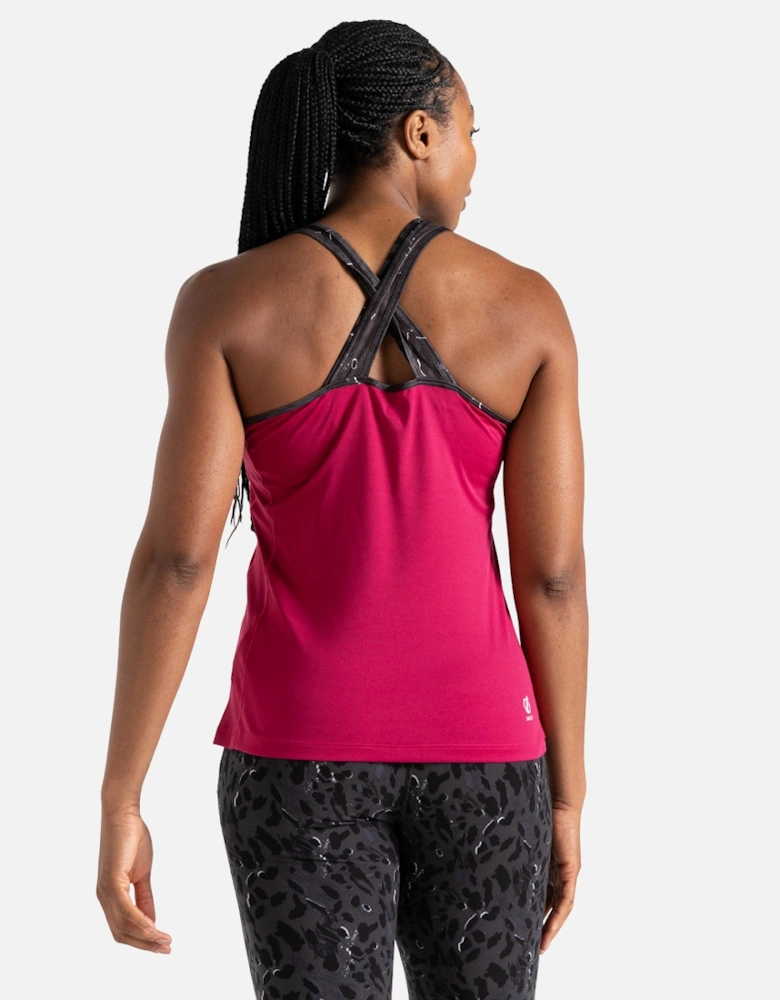 Womens/Ladies Bolt Dash Print Vest Top