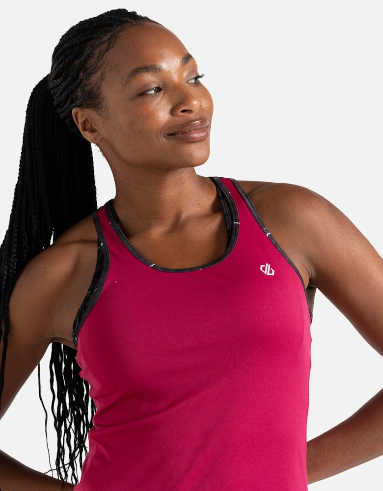 Womens/Ladies Bolt Dash Print Vest Top