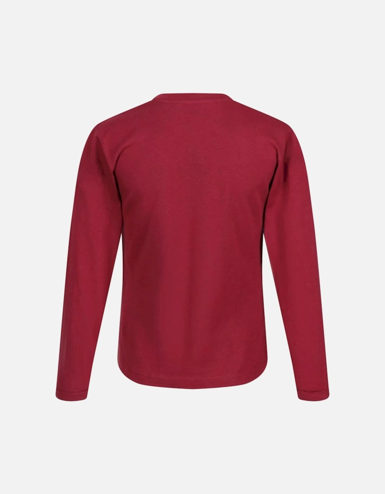 Childrens/Kids Wenbie III Stars Long-Sleeved T-Shirt