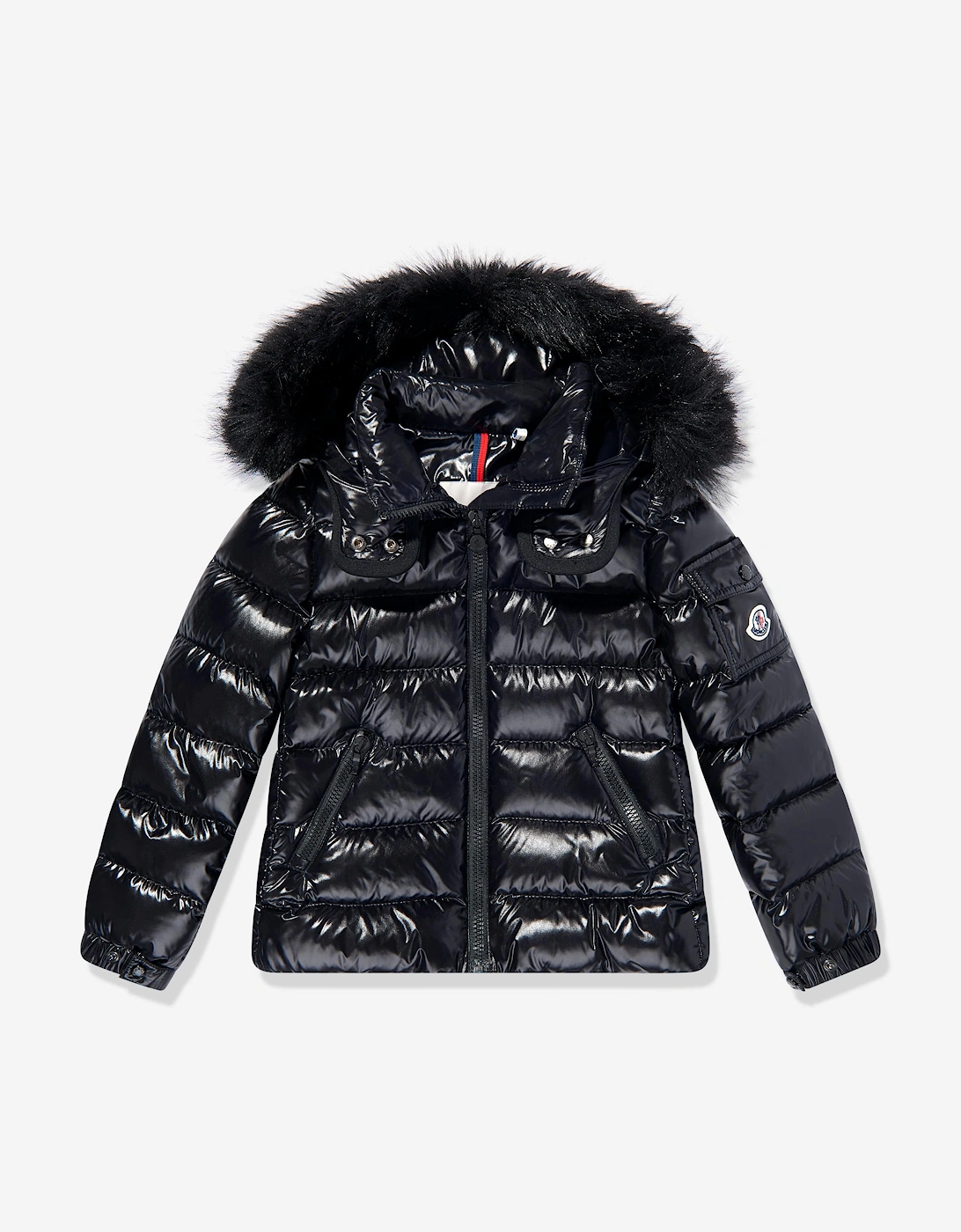 Enfant Girls Badyf Down Padded Jacket in Black, 5 of 4