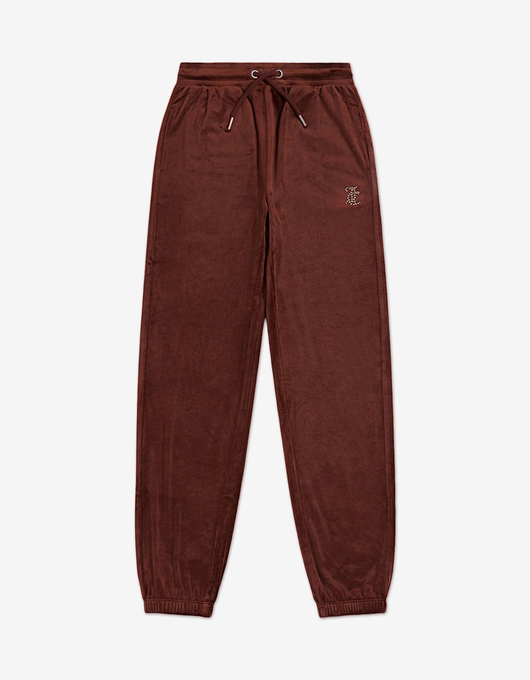 Girls Logo Tracksuit in Brown