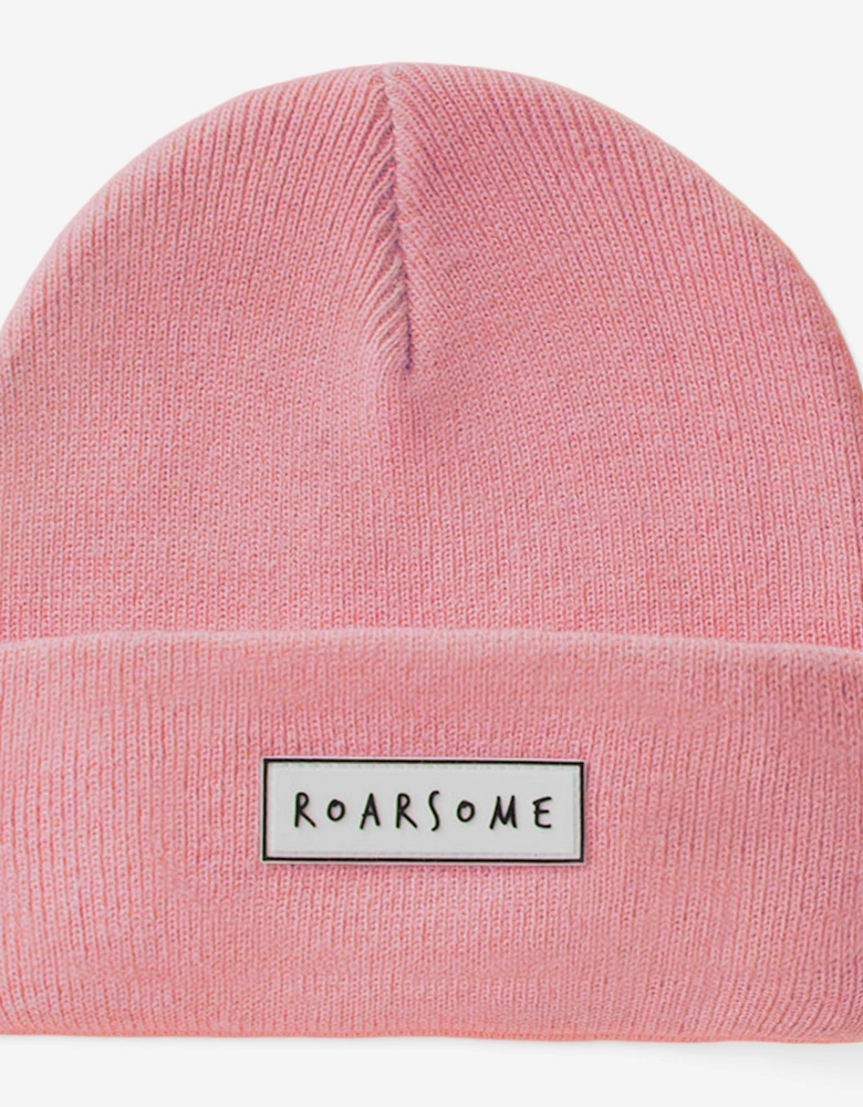 Kids Beanie Hat in Pink