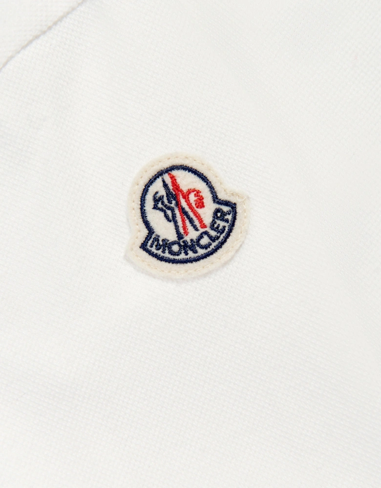 Enfant Baby Boys Long Sleeve Bear Polo Shirt in Ivory