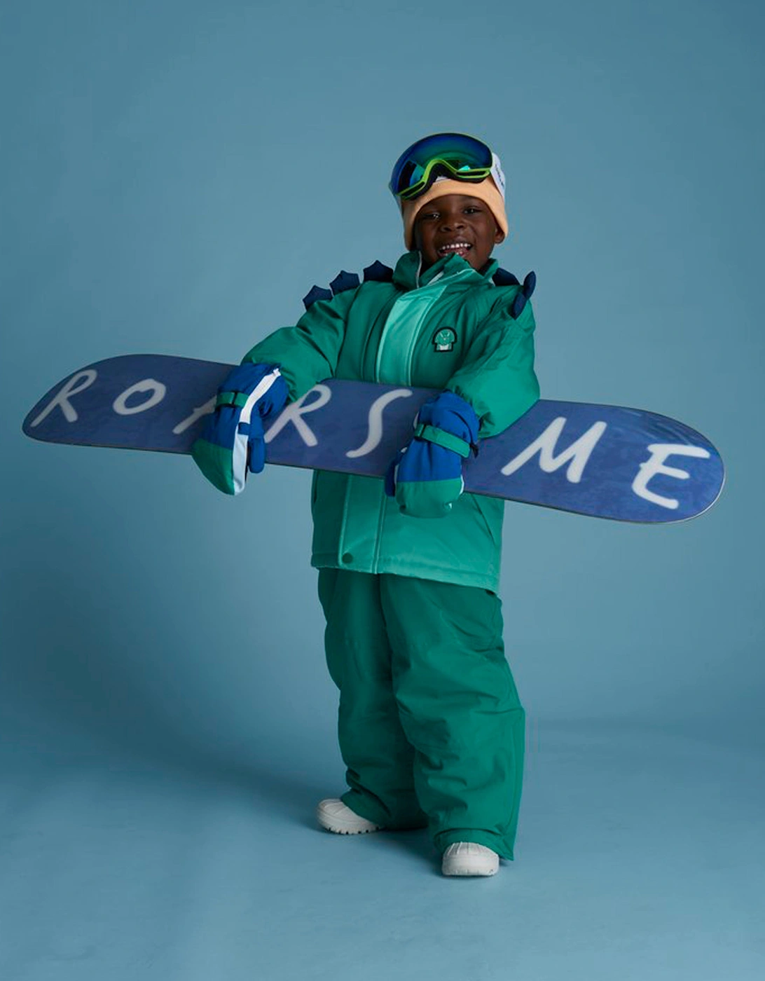 Kids Ski Gloves in Blue