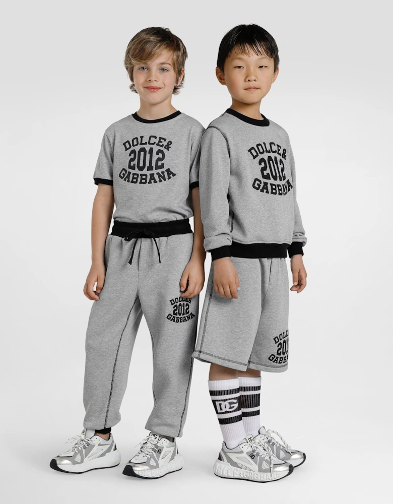 Boys Logo Lace Up Trainers in White