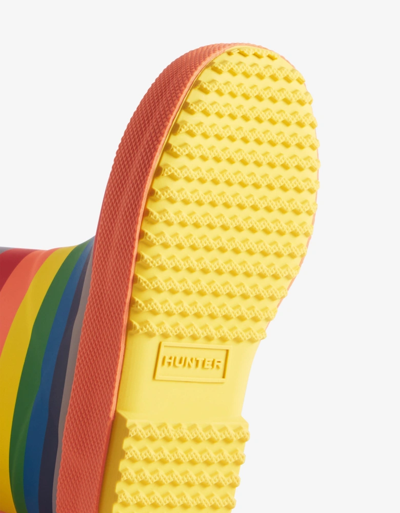 Kids First Rainbow Wellington Boots in Multicolour