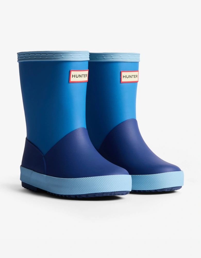 Kids First Colour Block Insulated Boots in Blue