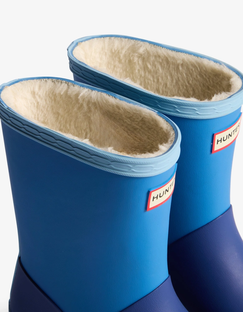 Kids First Colour Block Insulated Boots in Blue