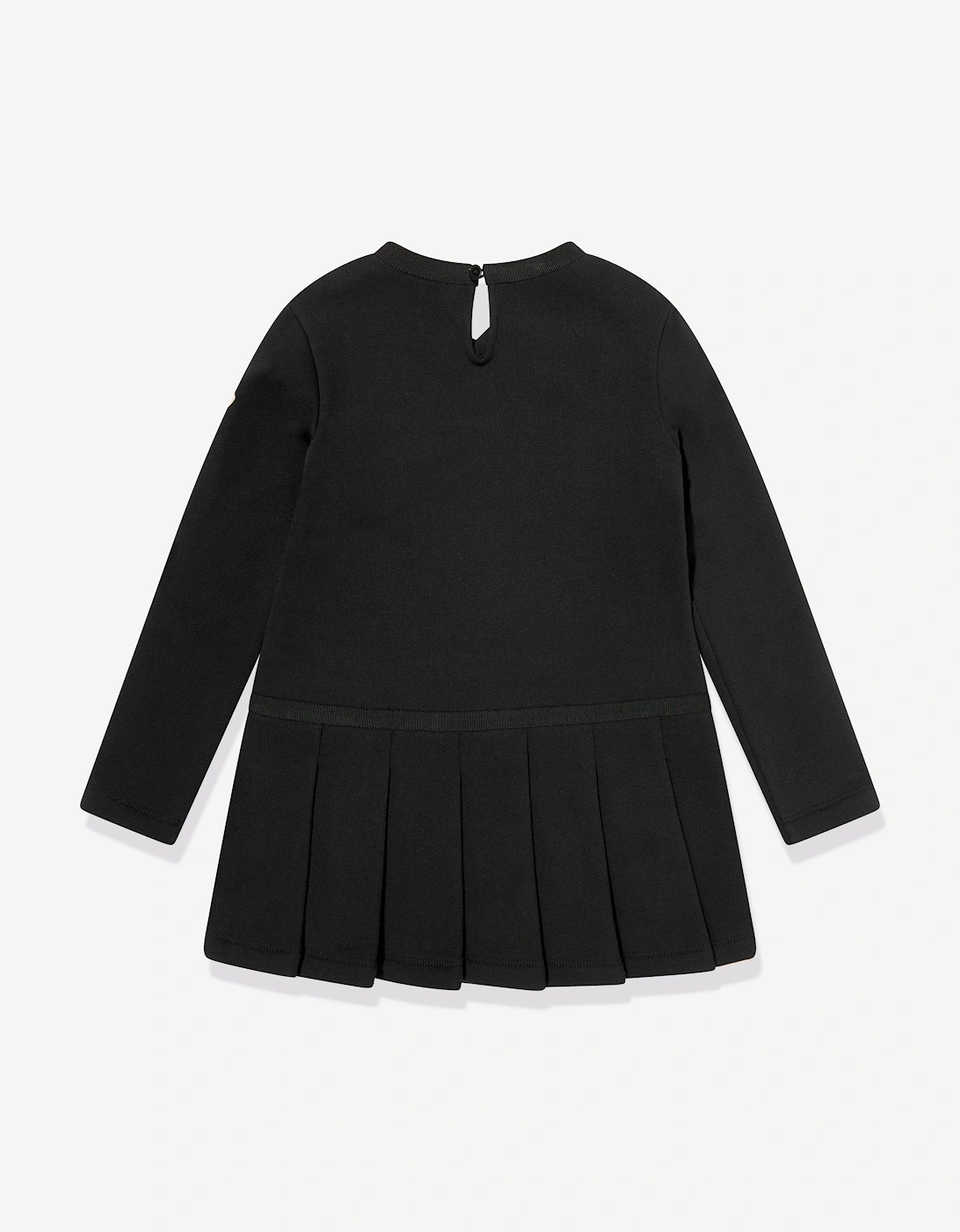Enfant Girls Logo Skater Dress in Black