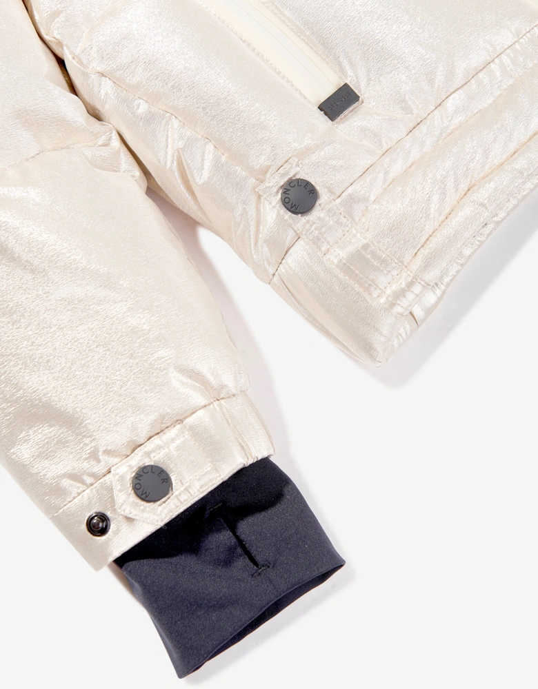 Enfant Girls Grenoble Violette Down Padded Jacket in Gold