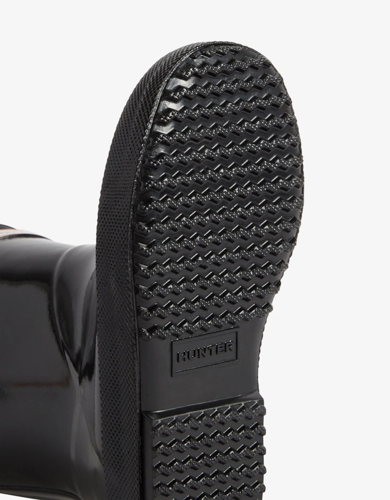 Kids First Gloss Wellington Boots in Black