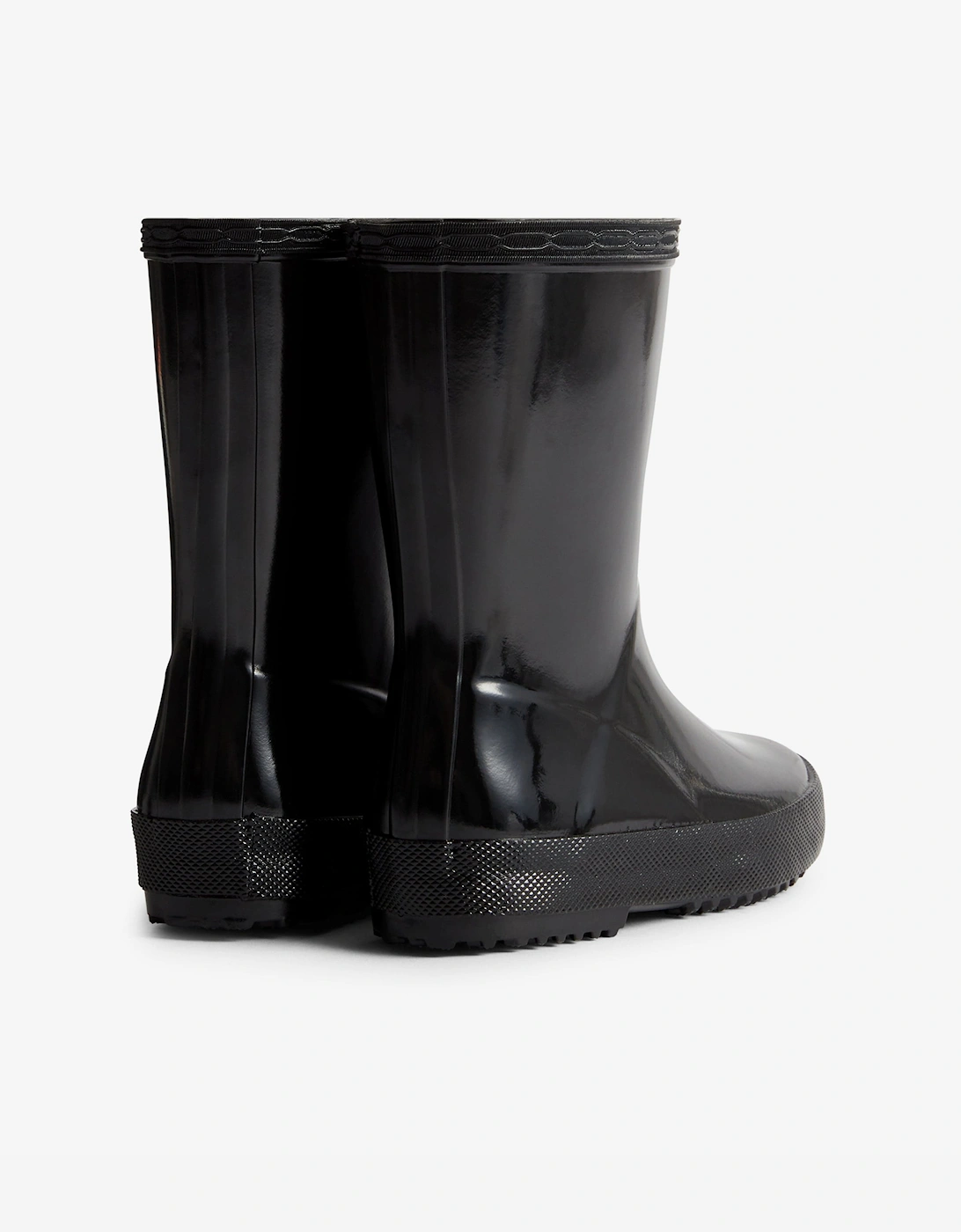 Kids First Gloss Wellington Boots in Black