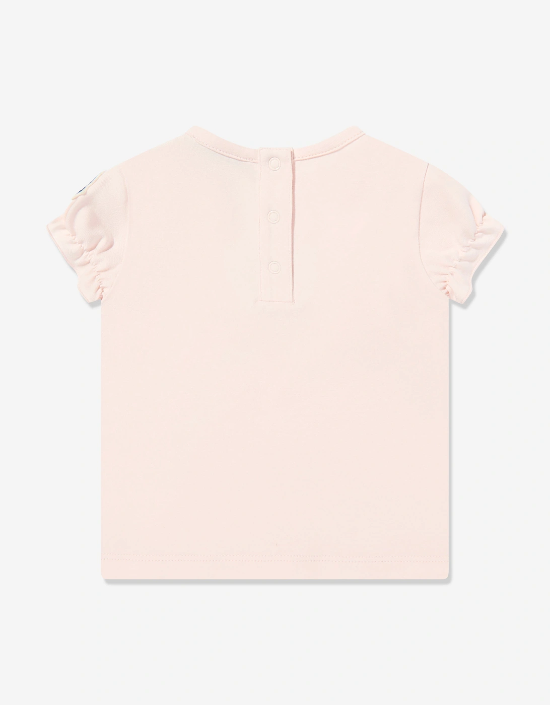 Enfant Baby Girls Heart Logo T-Shirt in Pink