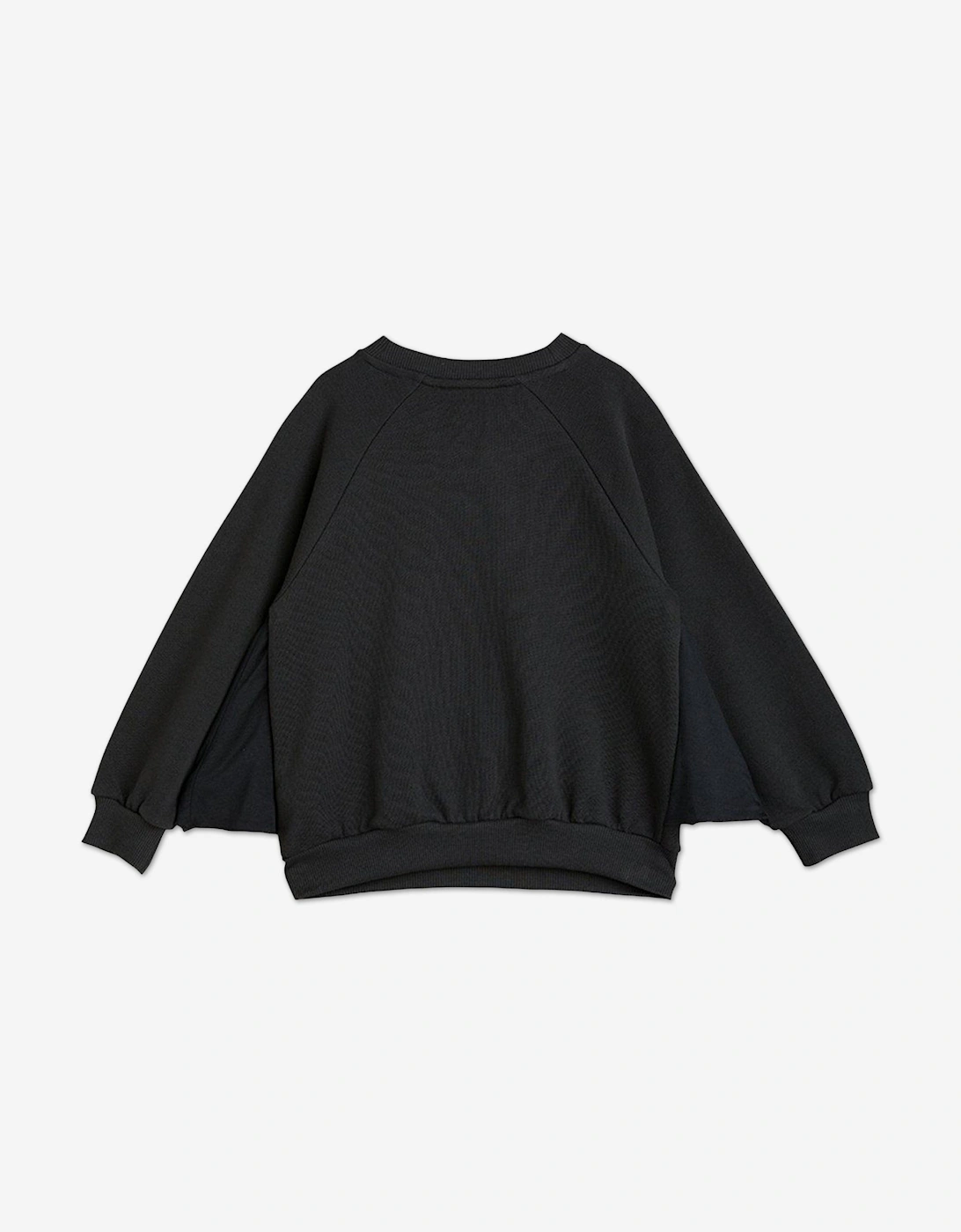 Kids Bat Sleeve Sweatshirt in Black