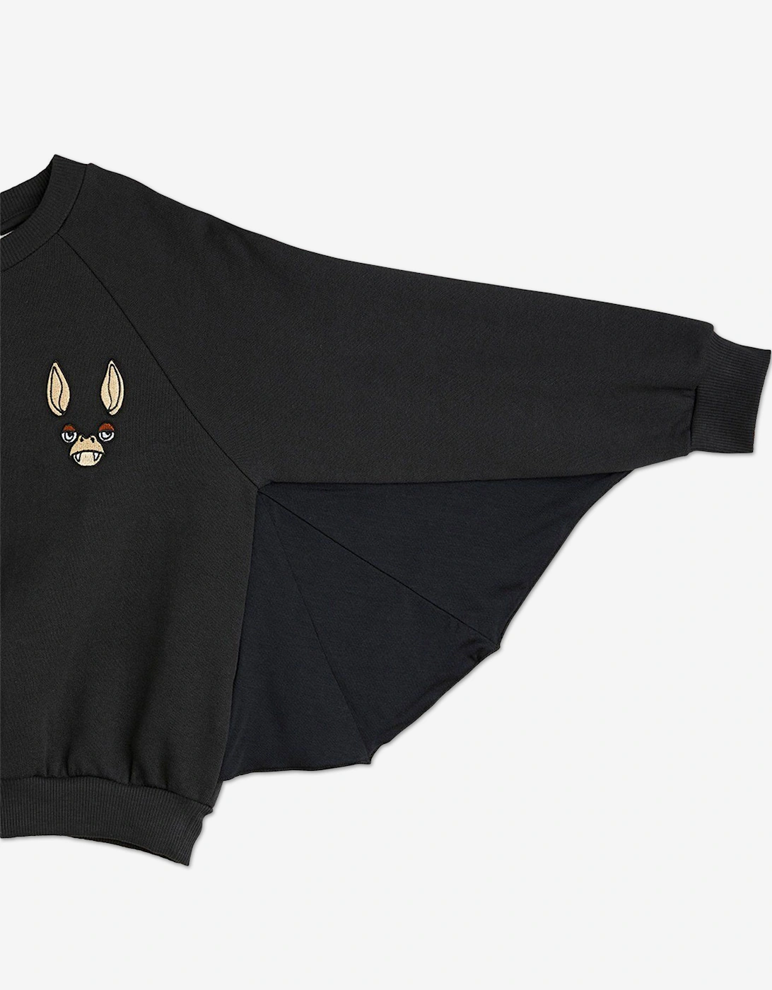 Kids Bat Sleeve Sweatshirt in Black