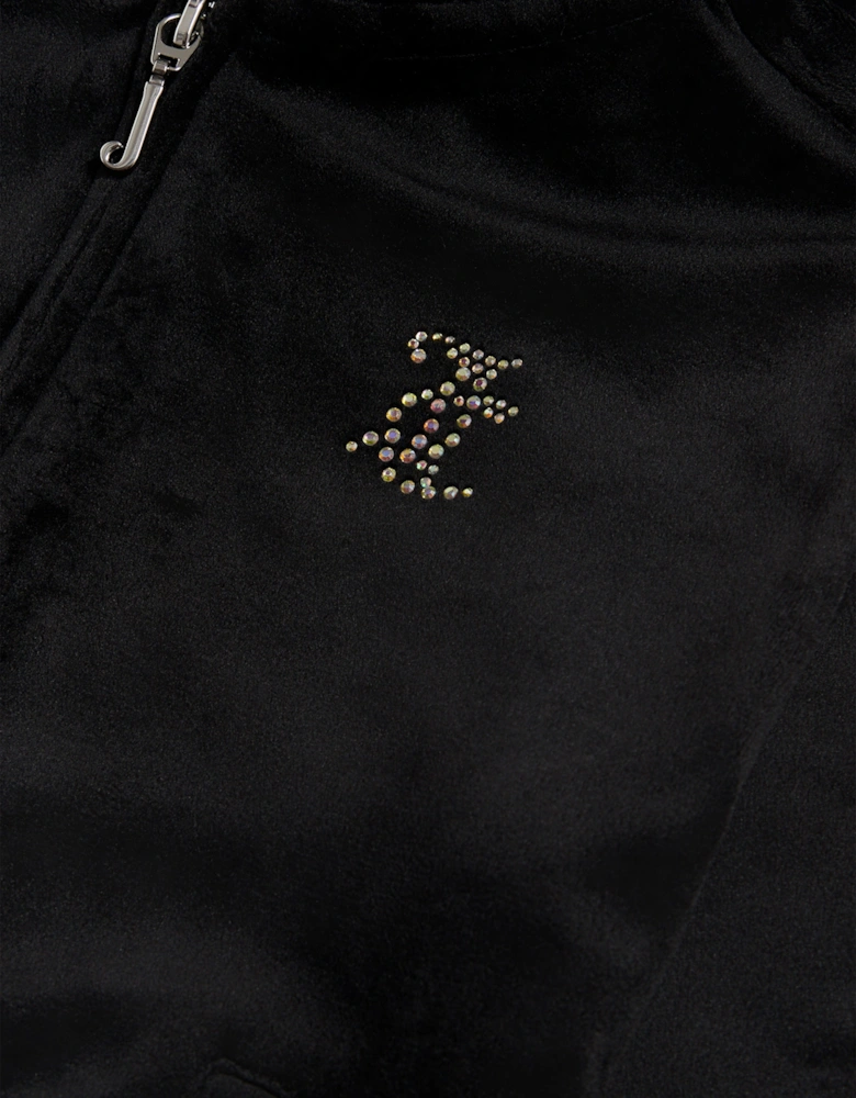 Girls Logo Tracksuit in Black