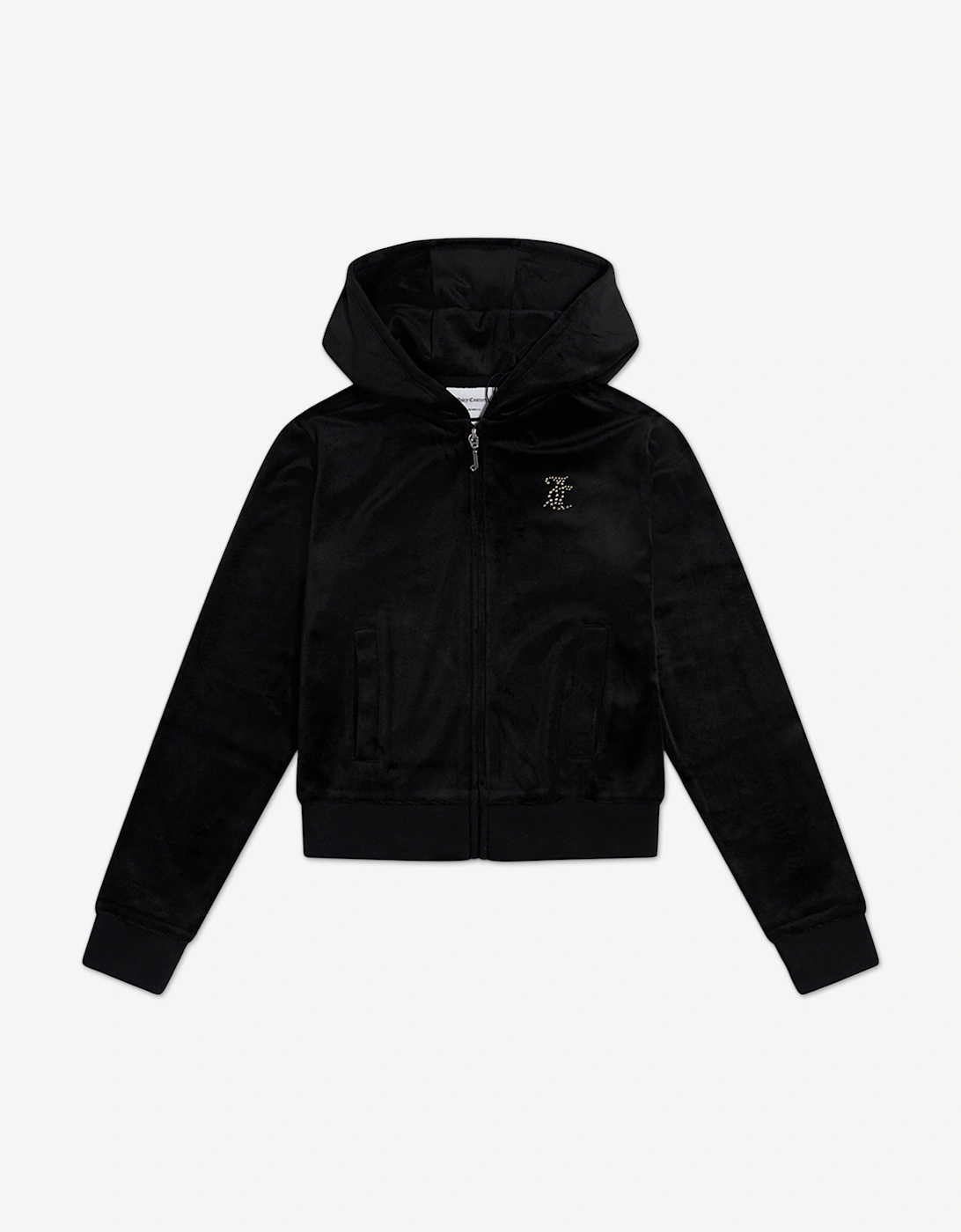 Girls Logo Tracksuit in Black