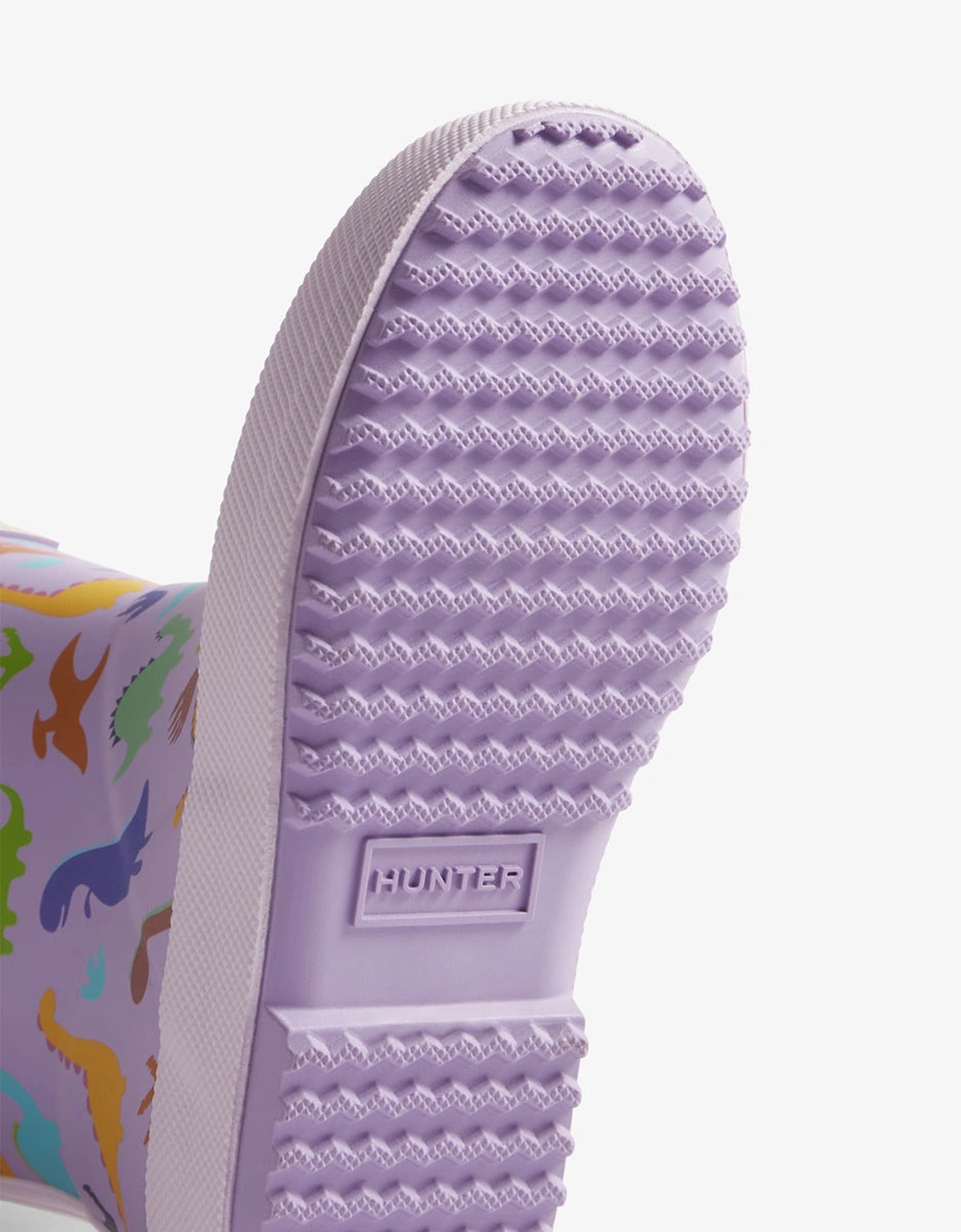 Kids First Dinosaur Print Wellington Boots in Purple